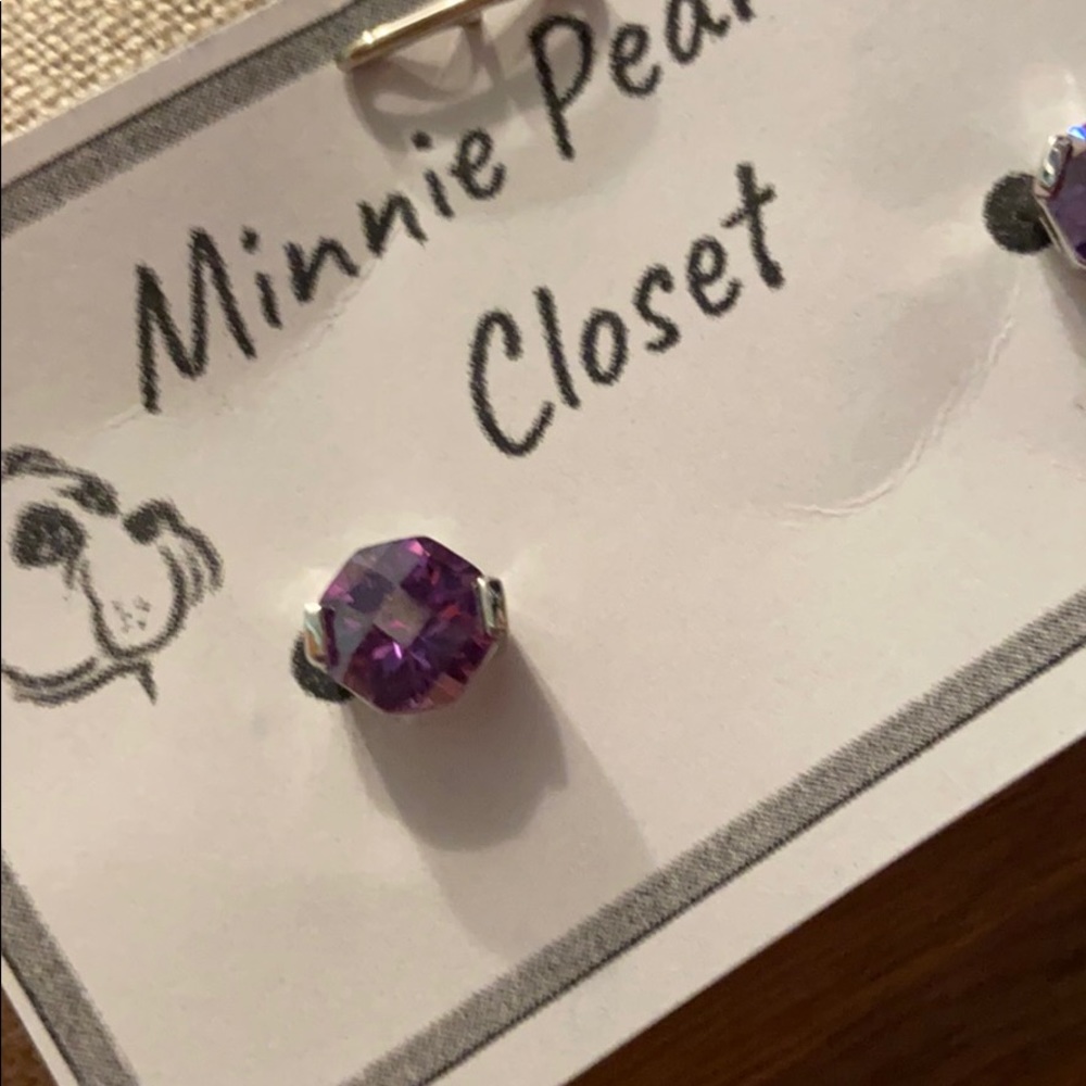 Purple Earrings
